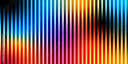 abstract blue, red colorful gradient diagonal stripe fabric background with wave lines light pattern decoration maze grid textile design.