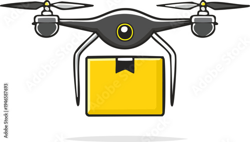 Professional Express Courier Route Graphic