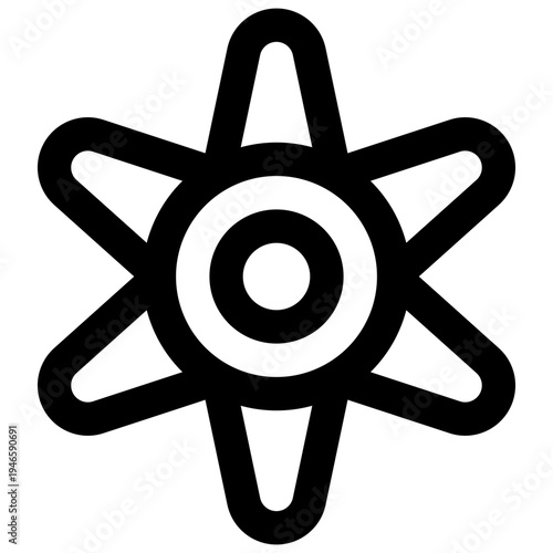 Piñata. Editable stroke vector icon.