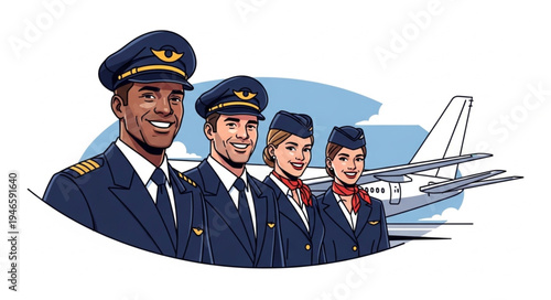 Airline Pilots and Crew Team.