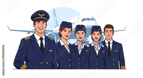 Airline Pilots and Crew Team.