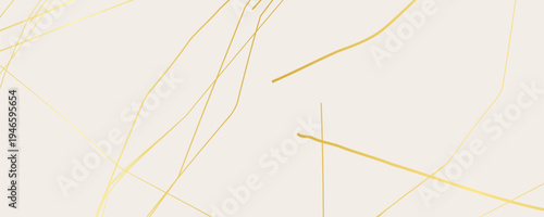 Gold Kintsugi crack pattern on whitish background