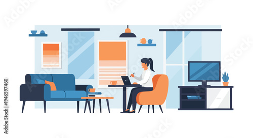 Dynamic Remote Productivity Scene: Empowering Home-Based Professional Lifestyle and Digital Work
