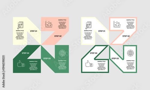 Venn diagram infographic cycle template for business presentations and websites. vector editable infographic. infographic 4 parts.