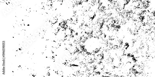 Grunge vintage white and black vector wall distressed dirty noise rust cracked pain background. messy dusty chalk splat dirt rusty noise overlay concrete wall texture background.