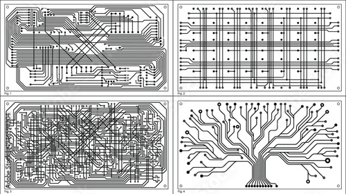 circuit, board, pcb, electronics, motherboard, wiring, microchip, technology, digital, engineering, layout, connections, hardware, system, network, schematic, f