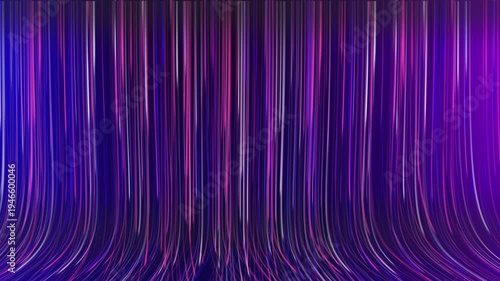 4k 3D rendered animation of purple lights Hyperspace data flow. Flying Through the Universe Tunnel. Acceleration of Abstract Spaceship Like Star Wars Effect.