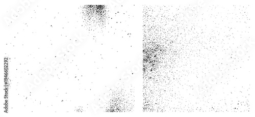 Vector halftone dot gradients forming abstract shapes, isolated graphic elements, artistic texture design, digital art composition,.