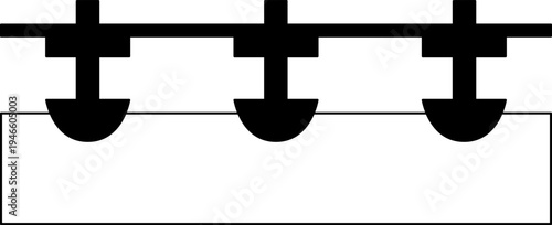 Types of bridges collection vector illustrations. Bridge structure varieties icons, silhouettes, logo. Bridge shapes and structural schemes, architecture, engineering constructions and classification