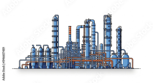 Industrial Factory Plant Facility.