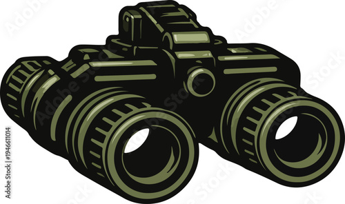 Modern camera lens vector icon isolated on white background. Photography equipment symbol representing professional camera gear, digital photography, videography and media production.