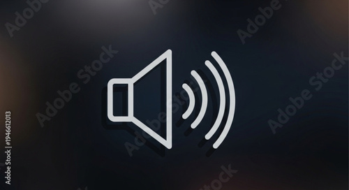 Volume icon representing sound and audio settings.