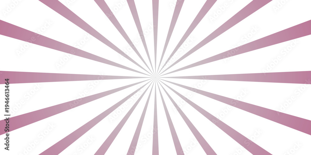 Obraz premium Radial Burst Background with Soft Pink and White Gradient Rays Emanating from Center for Graphic Design and Branding