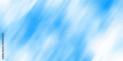 Soft blue and white abstract diagonal streaks creating a dreamy, ethereal sky-like background with gentle motion blur