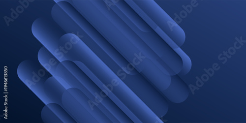 Black premium background with luxury blue pattern and lines. Rich background for poster premium modern simple