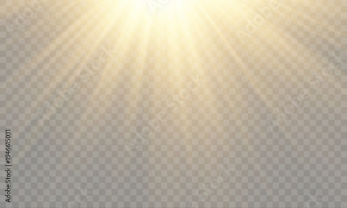 sparkling sunbeam glow light shine effect gold star halo bokeh magic bright.