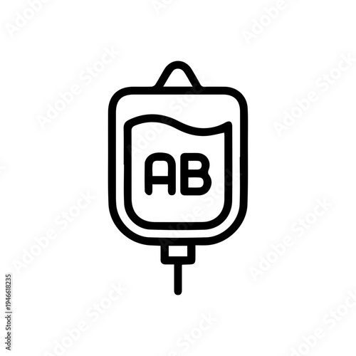 Blood Type AB Infusion Icon