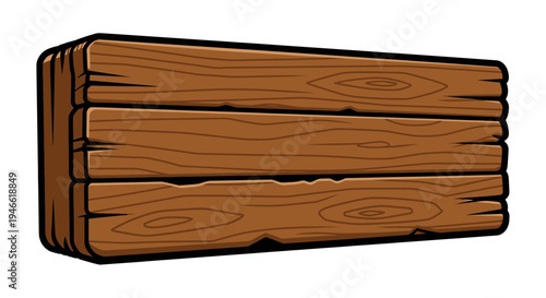 Stacked Wooden Planks or Timber Blocks.