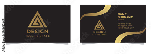Simple Vector Business card design Vector Print
