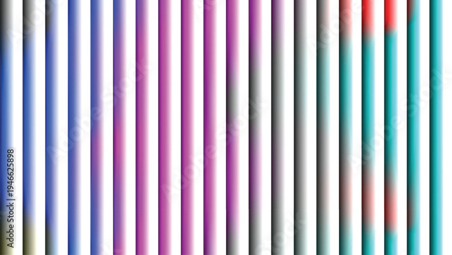 Vibrant Neon Vertical Stripes with Gradient Color Transitions -Background abstract patterns neon blue