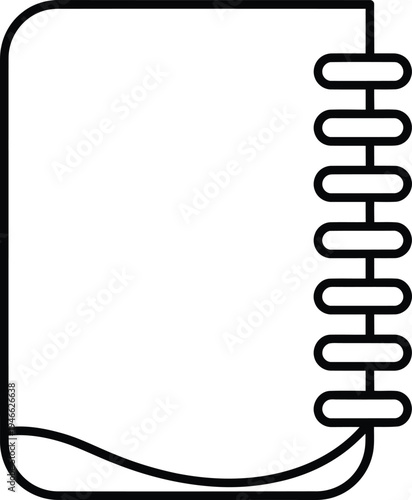 Towel icon. Symbol of room service in hotel, hostel, motel, inns. As well as spa, wellness and other salons. Pictogram for tourist places. Vector illustration isolated.