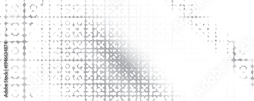 Monochrome Watercolor Dyed Checked Textured Background. Seamless Pattern.