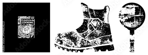 book featuring spooky pumpkin design, Halloween art, autumn craft activity, kid’s creative project, printable page, seasonal doodle, festive drawing.