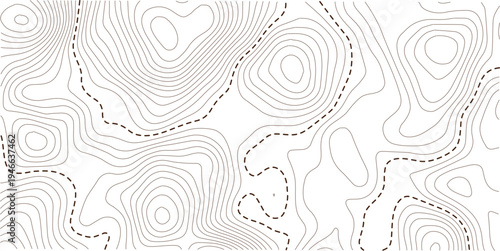 Vector banner. abstract wavy background. topographic contour background.