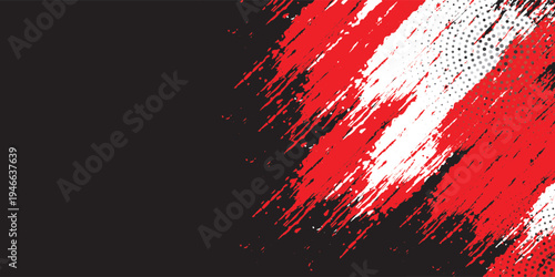 Abstract speed lines style orange color halftone banner design template. pattern texture grunge eps10