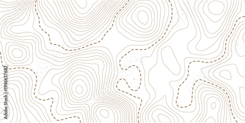 Vector banner. abstract wavy background. topographic contour background.