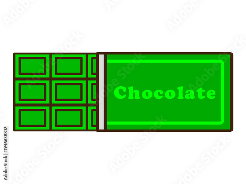 板チョコのイラスト素材5