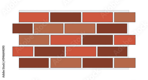 Stack of Red and Brown Bricks.