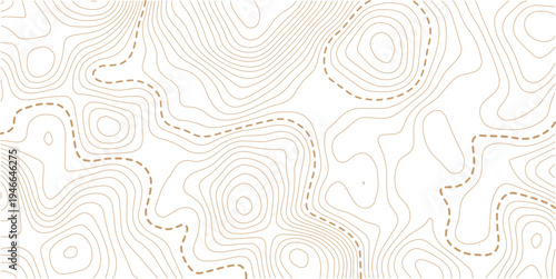  Topographic map and landscape terrain texture grid. Design illustration for wall art, fabric, packaging, web, banner, app, wallpaper.