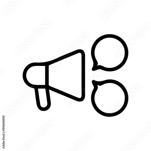 Megaphone Communication Icon