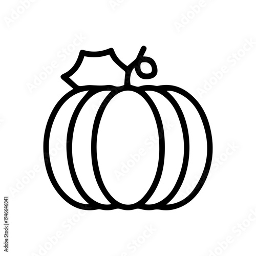 Pumpkin Icon Halloween Autumn