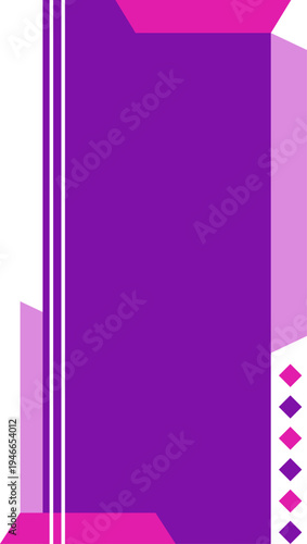 Abstract Geometric Taxt Box Frame