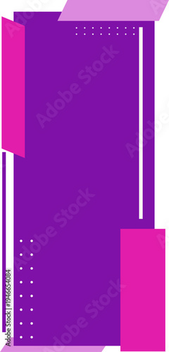 Abstract Geometric Taxt Box Frame