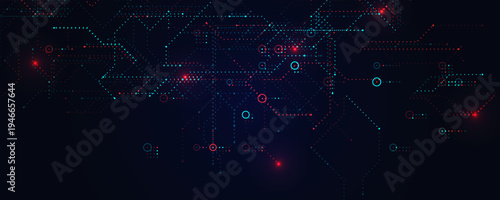 Hacker Attack Cyber Security Digital Data Breach Computer Fraud Red Code Cyberattack Screen Alert. Malware Internet Crime Cybersecurity Software Technology System Network Protection. Vector Concept