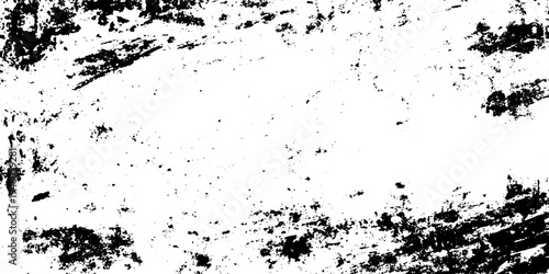 Abstract Old Surface Grunge Texture with Grain, Grime and Dust Particles, Distressed Overlay on Transparent Background.