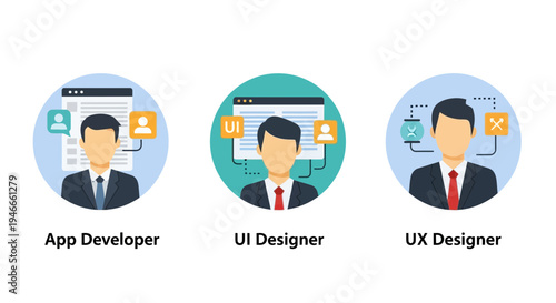 App, UI, UX Designer Roles in Software Development