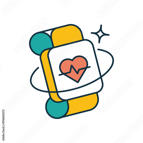 Fitness Tracker vector icon