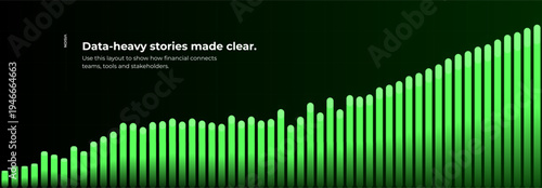 Financial Data Analytics Dashboard Growth Insights Metrics Visualization Reporting Performance KPI Trend Uptrend Revenue Chart Bars Stakeholders Teams Tools Vector Illustration