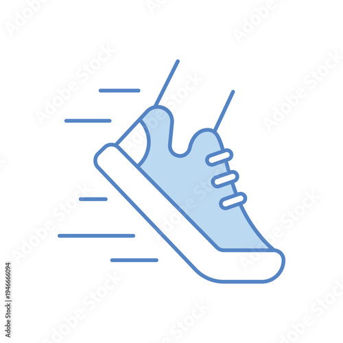 Running Shoe vector icon