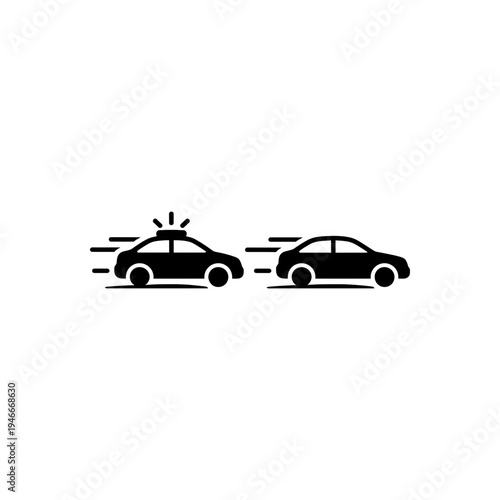 High Speed Police Pursuit Icon