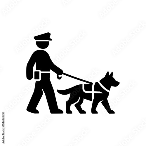 Police K9 Patrol Unit Icon