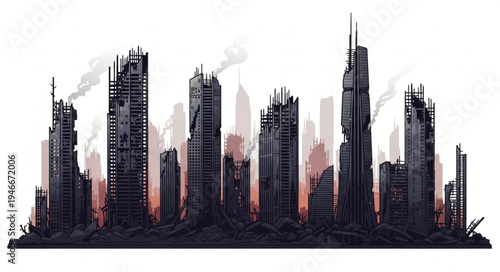 City Skyline Urban Landscape Architecture.