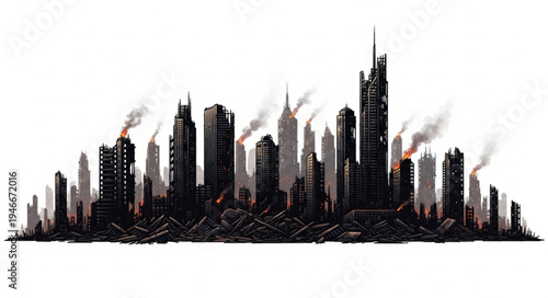 City Skyline Urban Landscape Architecture.