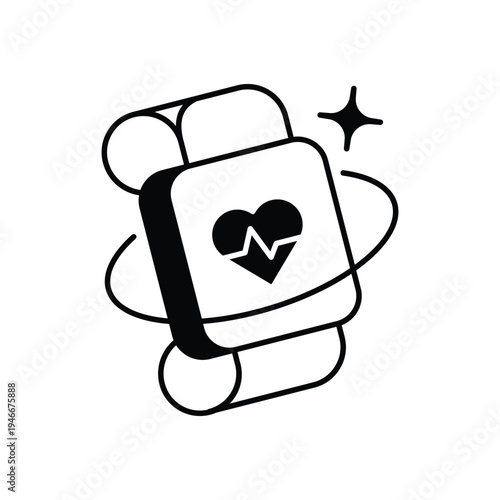 Fitness Tracker vector icon