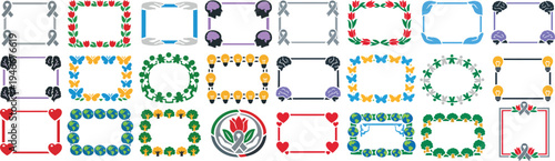 Parkinson’s Day Awareness Decorative Frames Set