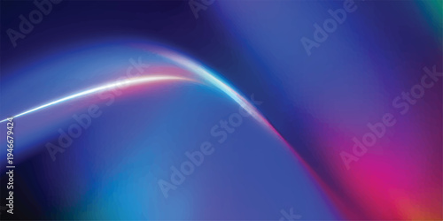 Abstract blue and magenta background with a curved glowing light streak, modern digital art, smooth texture, web design, light effect, abstract pattern, graphic resources